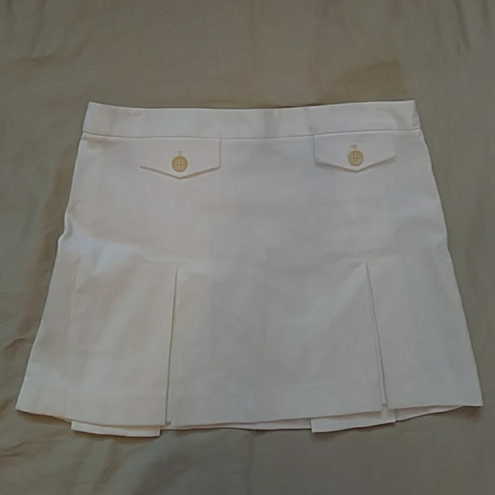 Theory white skirt